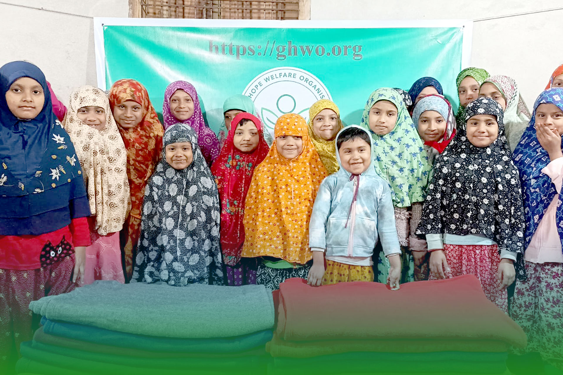 Winter blanket distribution